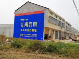 桂林农村墙体广告在不同形式上面展现的不同特色