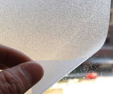 桂林玻璃门外面粘广告用什么材料好？